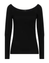 Seventy Venezia Woman Sweater Black Size S Virgin Wool, Polyester