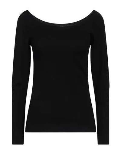 Seventy Venezia Woman Sweater Black Size S Virgin Wool, Polyester