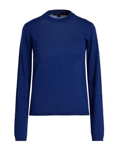 Seventy Venezia Woman Sweater Blue Size Xs Wool