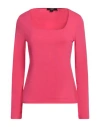 Seventy Venezia Woman T-shirt Fuchsia Size M Polyamide, Elastane In Pink