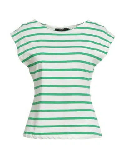 Seventy Venezia Woman T-shirt Green Size L Cotton