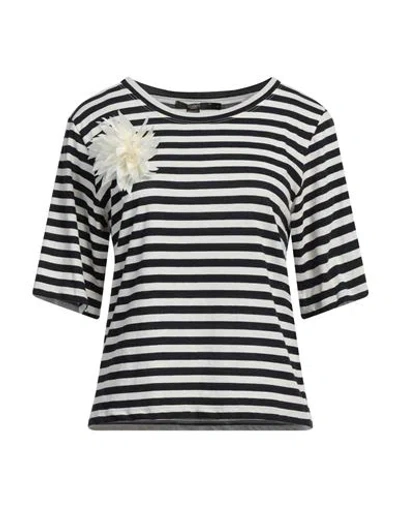 Seventy Venezia Woman T-shirt Midnight Blue Size S Cotton