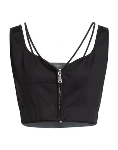 Seventy Venezia Woman Top Black Size L Polyamide, Elastane