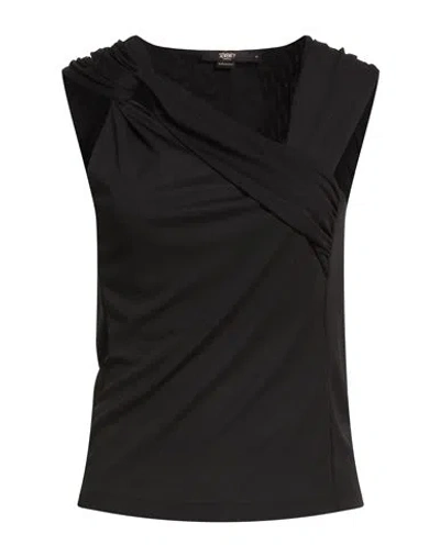 Seventy Venezia Woman Top Black Size L Polyester, Elastane