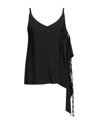 Seventy Venezia Woman Top Black Size S Virgin Wool, Elastane