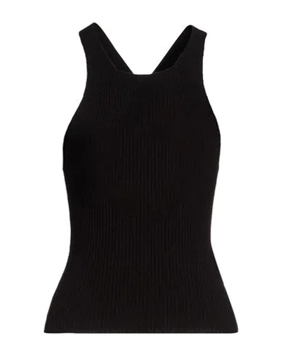 Seventy Venezia Woman Top Black Size S Viscose, Polyacrylic, Polyamide