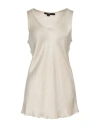 Seventy Venezia Woman Top Cream Size S Silk, Elastane In White