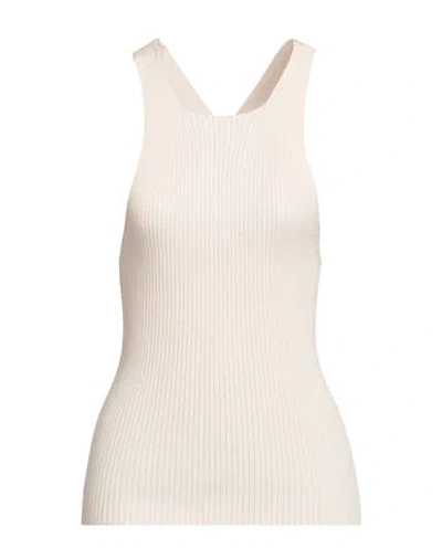 Seventy Venezia Woman Top Cream Size S Viscose, Polyacrylic, Polyamide In Neutral