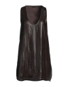 Seventy Venezia Woman Top Dark Brown Size S Polyester In Brown