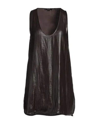 Seventy Venezia Woman Top Dark Brown Size S Polyester