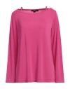 Seventy Venezia Woman Top Fuchsia Size L Polyester, Elastane In Pink