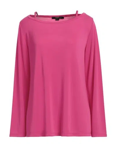 Seventy Venezia Woman Top Fuchsia Size L Polyester, Elastane In Pink