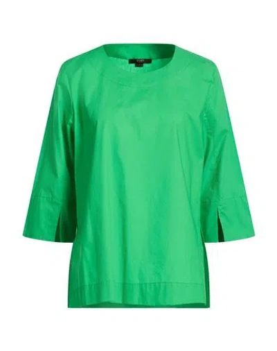 Seventy Venezia Woman Top Green Size 12 Cotton