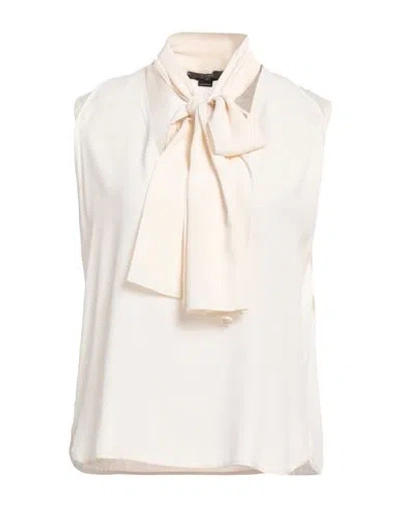 Seventy Venezia Woman Top Ivory Size Xs Cotton, Modal, Acetate, Silk In White