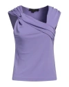 Seventy Venezia Woman Top Mauve Size M Polyester, Elastane In Purple
