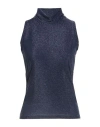 Seventy Venezia Woman Top Navy Size L Polyamide, Polyester, Elastane In Blue