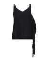 Seventy Venezia Woman Top Navy Size L Virgin Wool, Elastane In Navy