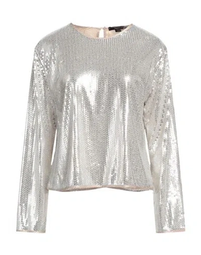 Seventy Venezia Woman Top Silver Size S Polyester