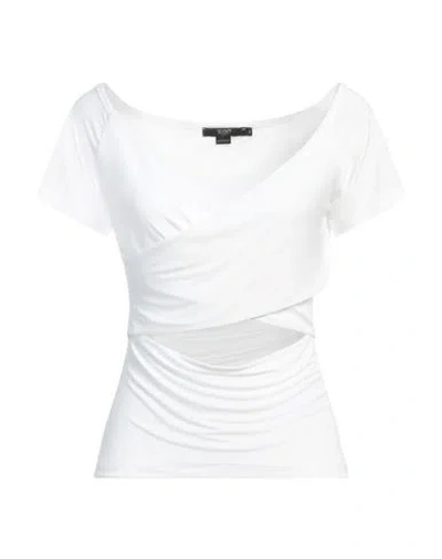 Seventy Venezia Woman Top White Size M Polyester, Elastane In Multi