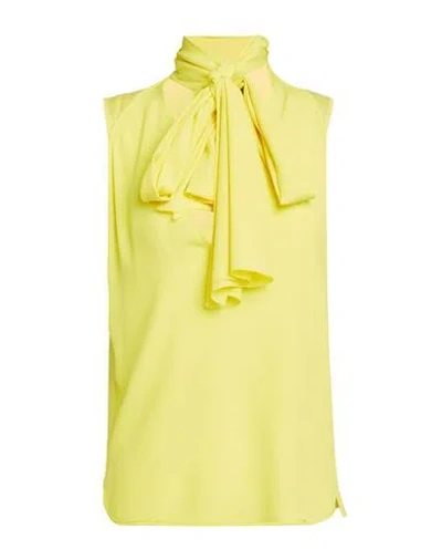 Seventy Venezia Woman Top Yellow Size S Cotton, Modal, Acetate, Silk