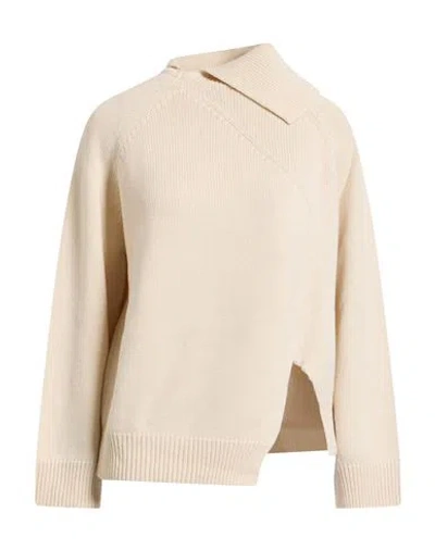 Seventy Venezia Woman Turtleneck Cream Size Xs Virgin Wool, Acrylic In Neutral