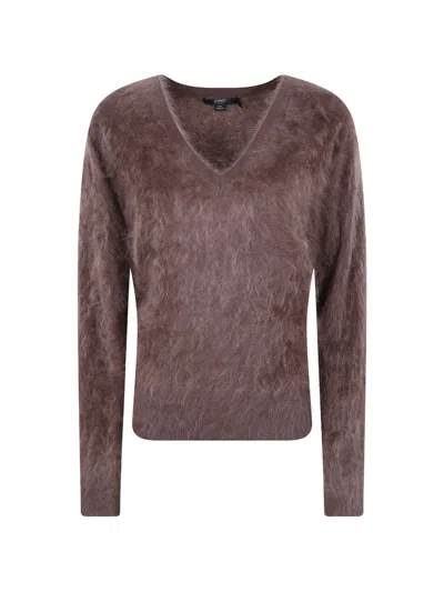 Seventy V-neck Cashmere Sweater In Brown