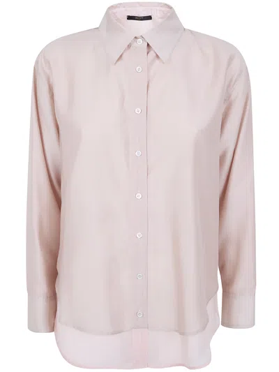 Seventy Voile Lyocell Bicolor Reversible Shirt In Pink