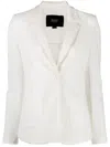 Seventy White Blazer With Two Pockets In White