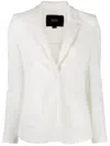 Seventy White Blazer With Two Pockets
