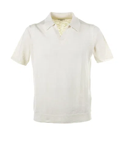 Seventy White Short-sleeved Polo Shirt