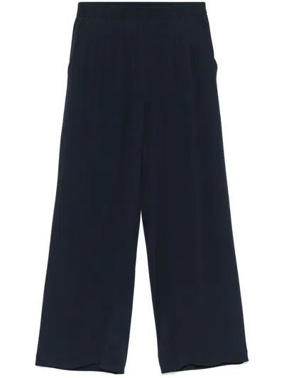 Seventy Wide-leg Trousers In Blue