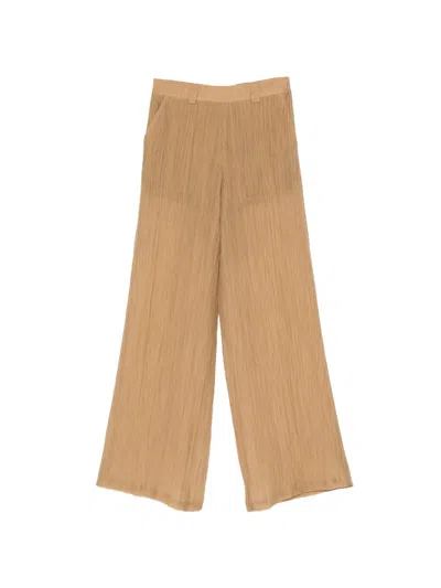 Seventy Wide-leg Trousers In Neutral