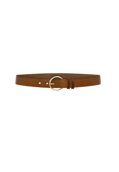 Seventy Women's Belt  With Round Buckle In Brown