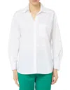 Seventy Women's Cotton Shirt In Bianco In Grey