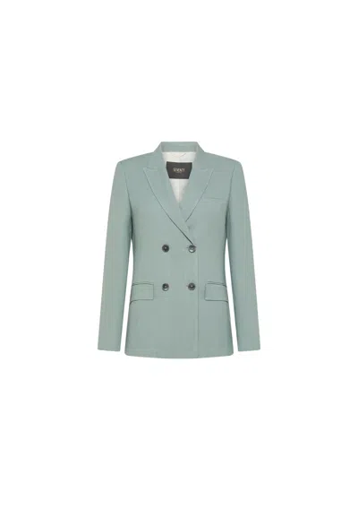 Seventy Women's Jacket  Double Chest In Green