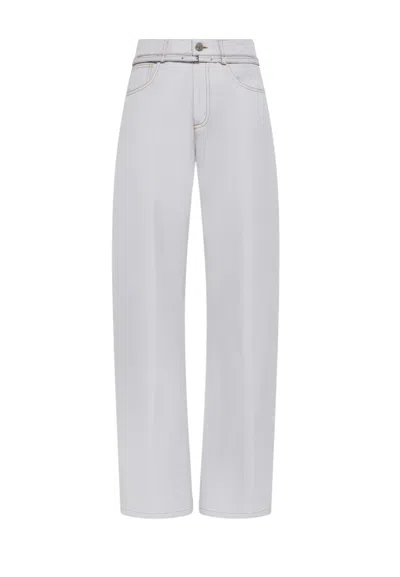 Seventy Women's Jeans  Straight Leg In White