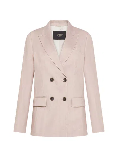 Seventy Women's Lightweight Mini Jacket In Pink