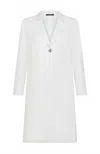 Seventy Notched-lapel Coat In White