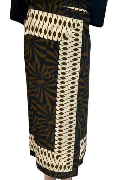 SEVENTY WOMEN'S SKIRT SEVENTY PRINT LEAVES