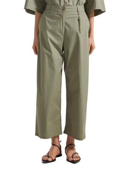 Seventy Women's Trousers  Accessories With Beads In Green