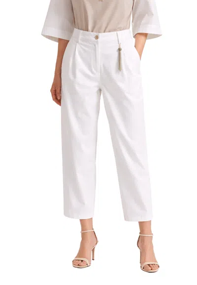 Seventy Women's Trousers  Accessories With Beads In White