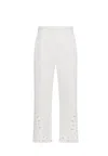 Seventy Women's Trousers  Ankle In White