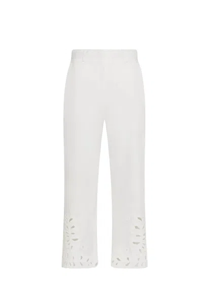 Seventy Women's Trousers  Ankle In White