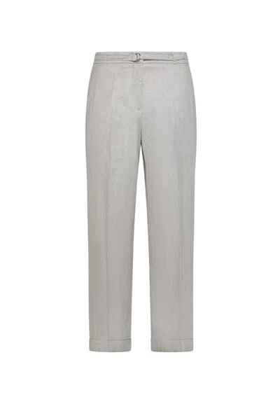 Seventy Women's Trousers  Lurex In Silver