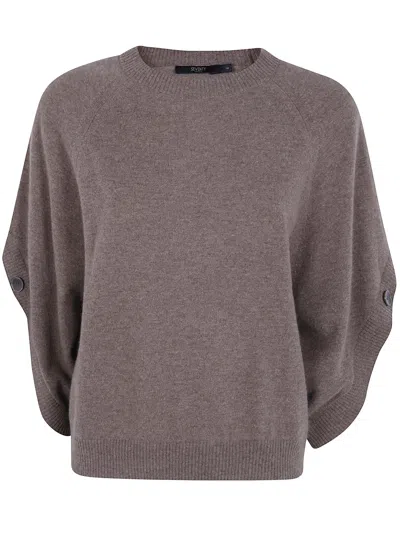 Seventy Wool Cashmere Blend Cape In Brown