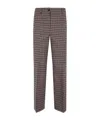 Seventy Houndstooth-pattern Tailored Trousers In Gray