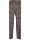 Seventy Houndstooth-pattern Tailored Trousers In Multi