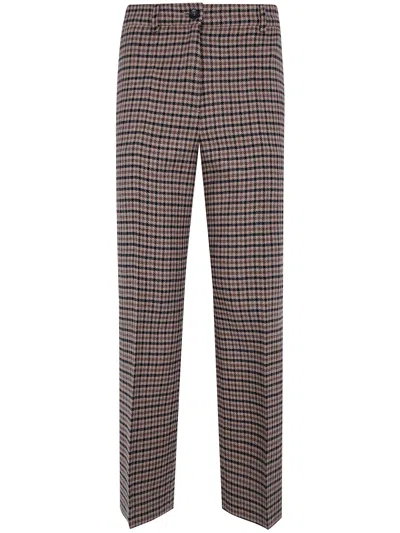 Seventy Houndstooth-pattern Tailored Trousers In Multi