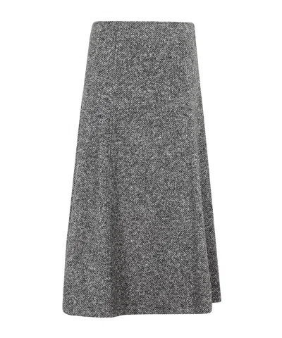 SEVENTY ZIPPER MIDI SKIRT