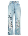 Seveskig Woman Jeans Blue Size S Cotton In Blue